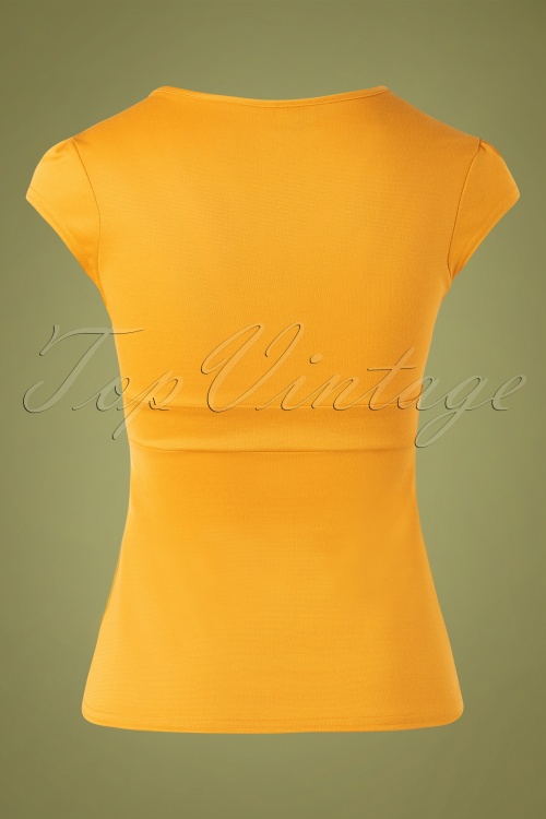 Steady Clothing - Classic Lush top in mosterdgeel 2