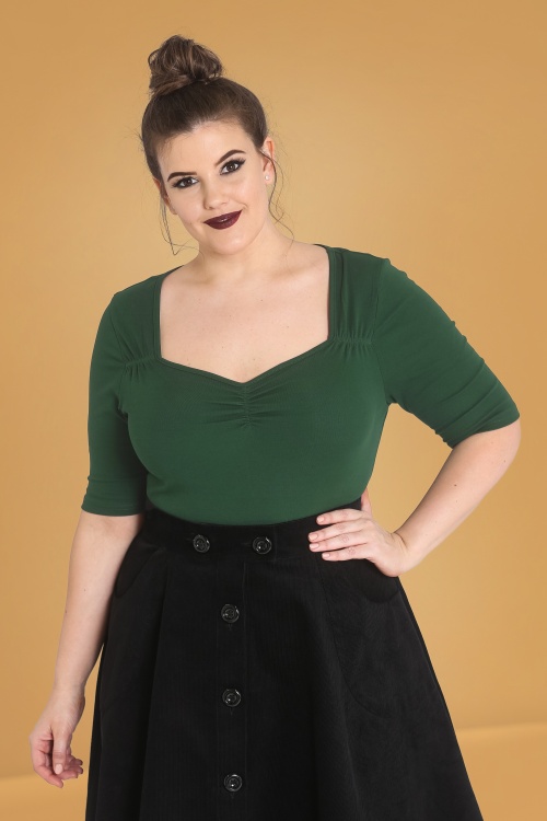 Bunny 30712 Philippa Top in Dark Green 20190705 020LW