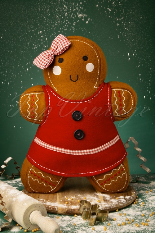 Sass&Belle 33194 Dolly Gingerbread Red Christmas 191126 024 W
