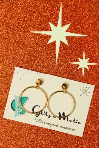 Glitz-o-Matic - Hoop Earrings in Gold 3