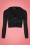 Mak Sweater 50s Shela Cropped Cardigan in Black