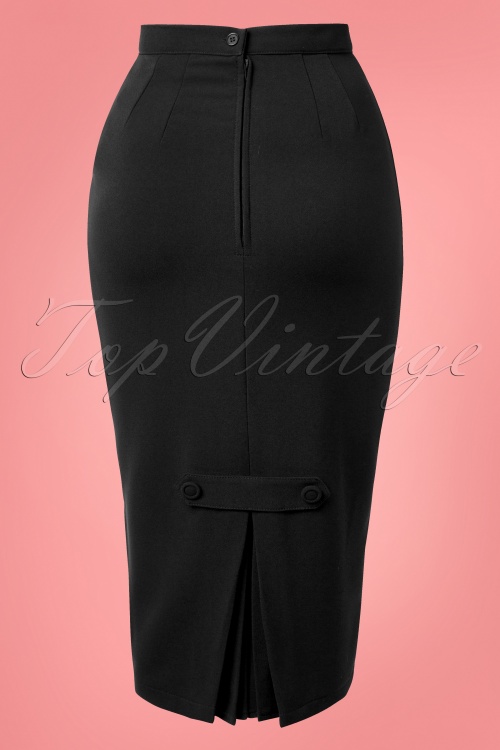 Bunny - 50s Joni Skirt in Black 4