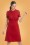 Vive Maria - Maria Lace Day Dress Années 60 en Rouge