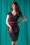 La Veintinueve - Irene Hollynuts Pencil Dress Années 50 en Noir 2
