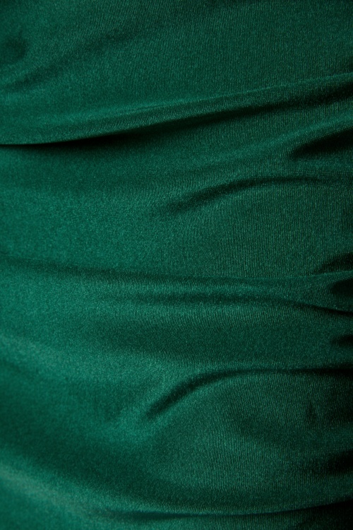 Esther Williams - Klassiek jaren vijftig eendelig badpak in groen 6