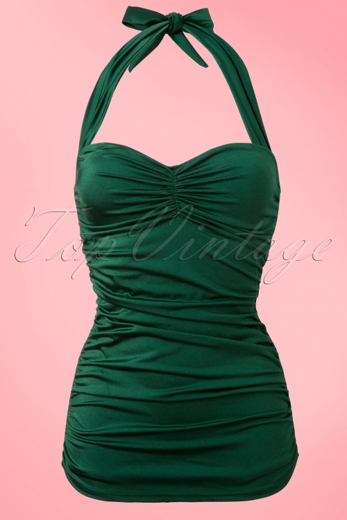 emerald green swimwear