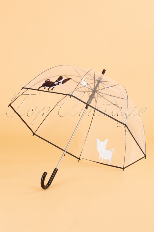 So Rainy - 50s Dog Dome Umbrella 4