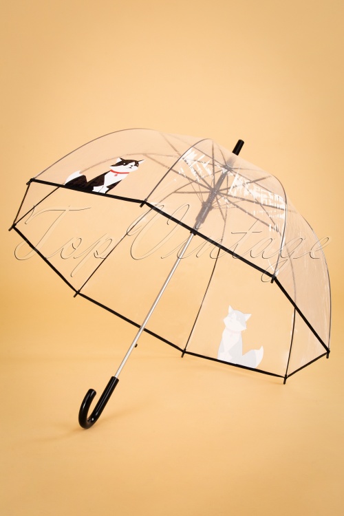 So Rainy - 50s Cat Dome Umbrella 5