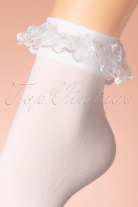Lovely Legs - Cute Ruffle Lace Bobby Socks 2