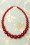 TopVintage Exclusive ~ Glitter Beaded Necklace Années 20 en Rouge