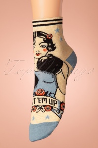 Vintage Chic for Topvintage - Selena Swingrok met bloemenprint in zwart
