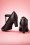 Tamaris - Neva T-strap Leather Pumps Années 40 en Noir 5