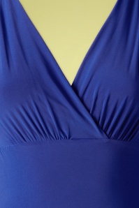 Vintage Chic for Topvintage - Genesis bodycon jurk in koningsblauw 4