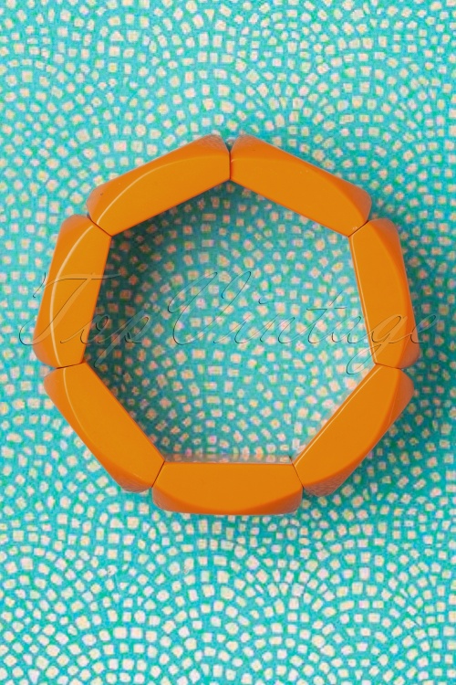 Darling Divine - 60s Pixie Bracelet in Orange