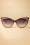 Collectif Clothing - Judy Classic 50s Sunglasses in Ivory