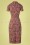 King Louie - 60s Rosie Slim Fit Bahama Dress in Apple Pink 3