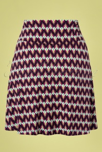 King Louie - 60s Namaste Border Skirt in Vivid Purple 4
