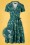 King Louie - Emmy Griffin Dress Années 60 en Vert Canard 