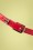 Collectif Clothing - Terry Thin Belt Années 60 en Rouge 2