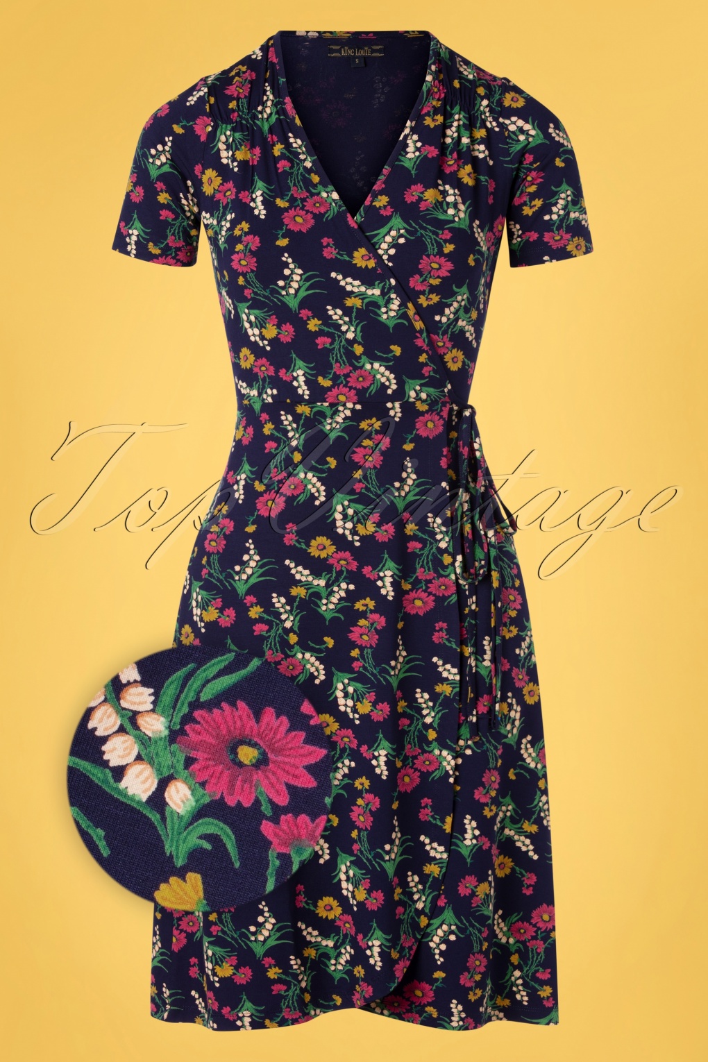 king louie wrap dress