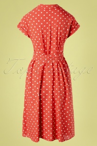 King Louie - 40s Darcy Pablo Dress in Apple Pink 4