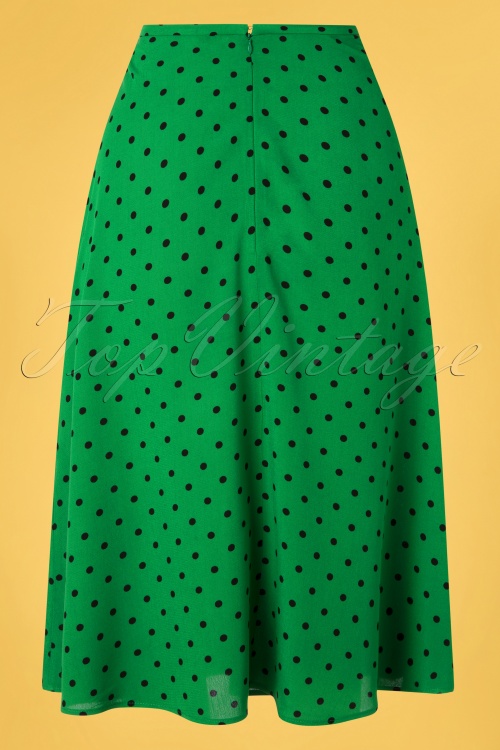 King Louie - 40s Juno Pablo Skirt in Very Green 2