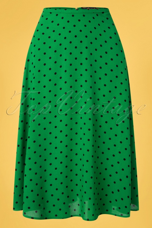 King Louie - 40s Juno Pablo Skirt in Very Green