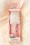 The Vintage Cosmetic Company - Rectangular Paddle Hair Brush à Motif Floral 2