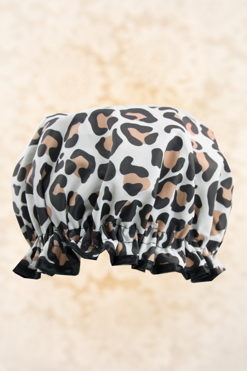 The Vintage Cosmetic Company - Duschhaube in Leopard