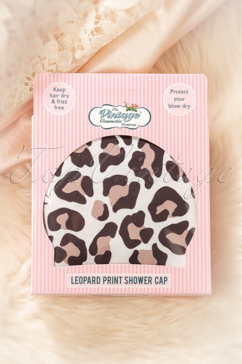 The Vintage Cosmetic Company - Showercap in Leopard 2