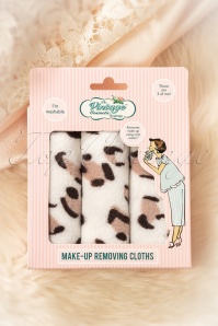 The Vintage Cosmetic Company - Make-Up Cloths in Leopard