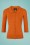 Collectif Clothing - Jorgie Knitted Cardigan Années 50 en Orange