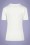 Collectif Clothing - 40s Pina Pointelle Knitted Polo in Ivory 3
