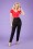 Collectif Clothing - 50s Louise Cigarette Trousers in Black