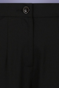 Collectif Clothing - Louise Cigarette Trousers Années 50 en Noir  3
