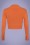 Collectif Clothing - Jean Knitted Bolero Années 50 en Orange 2