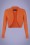 Collectif Clothing - Jeans-Strickbolero in Orange