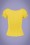 Collectif Clothing - 50s Sofia Gypsy Top in Yellow 3