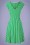 King Louie - Grace Breton Stripe Dress Années 60 en Vert Extrême 5
