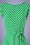 King Louie - Grace Breton Stripe Dress Années 60 en Vert Extrême 3