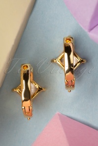 Day&Eve by Go Dutch Label - 50s Crystal Stone Earrings in Gold 3