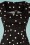 Dolly and Dotty - 50s Claudia Polkadot Swing Dress in Black 3