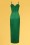 Collectif Clothing - 50s Lya Occasion Maxi Dress in Emerald Green 3