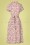 Pretty Vacant - Jonie Floral Bows Dress Années 60 en Crème 5