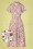 Pretty Vacant - Jonie Floral Bows Dress Années 60 en Crème 2