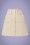 Louche - Neola Twill Mini Skirt Années 60 en Écru 2