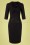 Vixen - Camilla Pencil Dress Années 50 en Noir 2