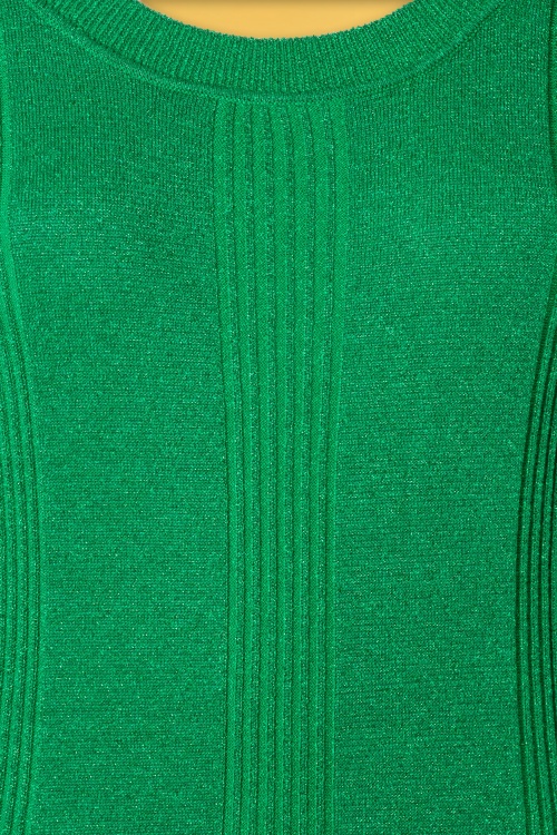 King Louie - Lapis-Oberteil mit U-Boot-Ausschnitt in sehr grün 4