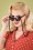 Darling Divine - Link Chain Sunglasses Cord Années 60 en Noir 3