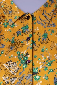 King Louie - Bonsai blouse in spice geel 3